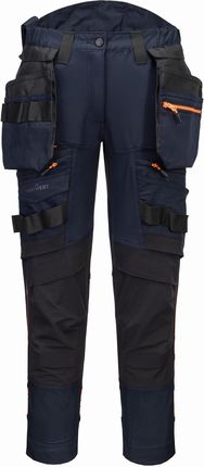 Portwest Damskie Spodnie Robocze Dx4 Z Kaburami Dark Navy, 30