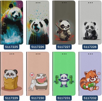 Superetui Etui Z Klapką Do Samsung Galaxy S23 Panda Miś Niedźwiedź - zdjęcie 2