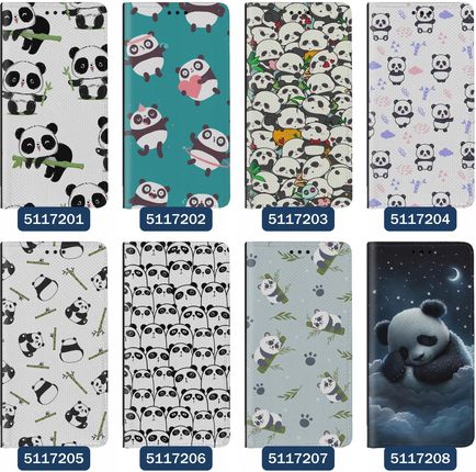 Superetui Etui Z Klapką Do Samsung Galaxy S23 Panda Miś Niedźwiedź - zdjęcie 3