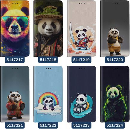Superetui Etui Z Klapką Do Samsung Galaxy S23 Panda Miś Niedźwiedź - zdjęcie 5