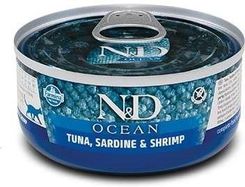 Farmina N&D Cat Ocean Tuna Sardine&Shrimps Mokra Karma Dla Kota 70g