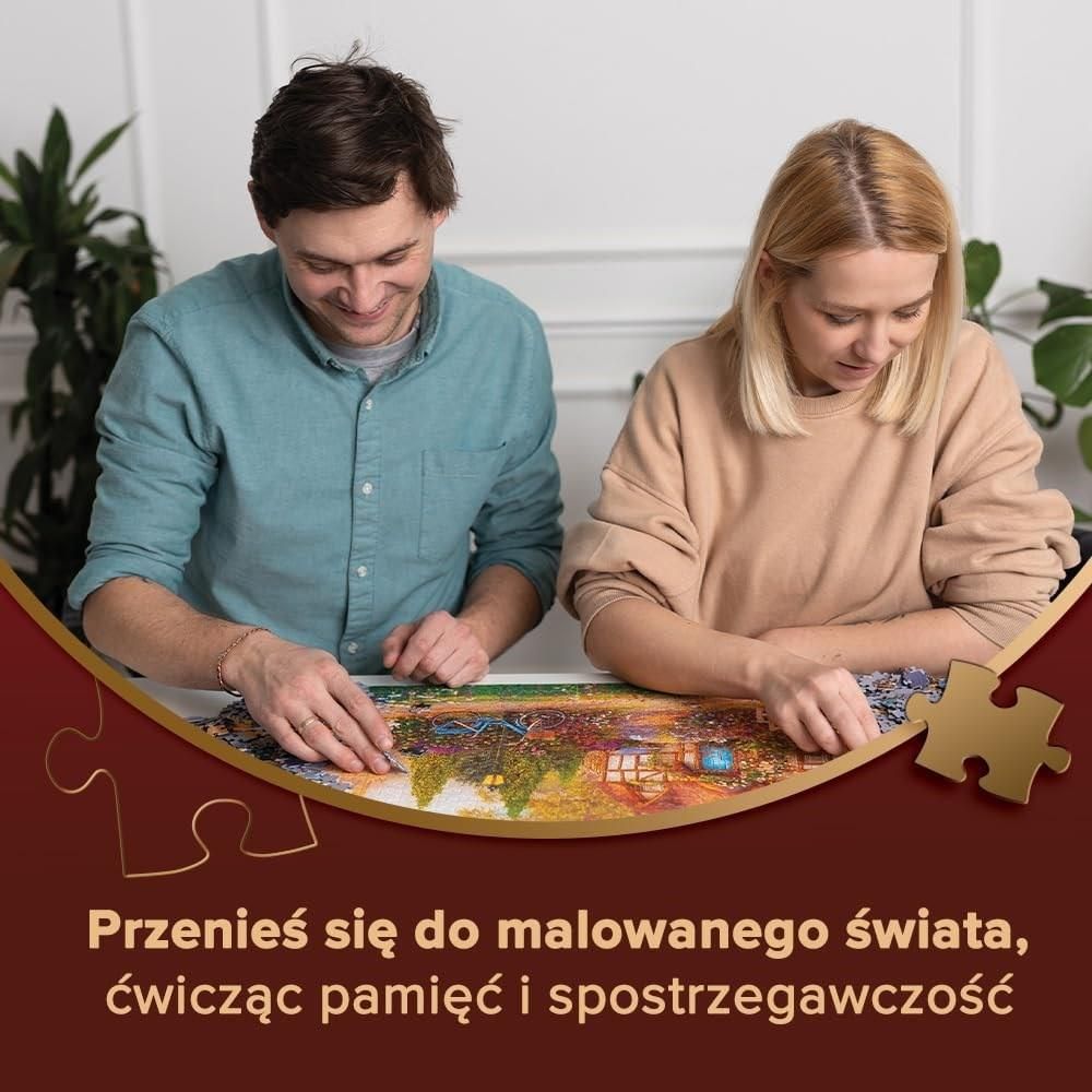 Legpuzzels 1000 Stukjes Voor Volwassenen Trefl Premium Plus Quality - Puzzle Tea Time: Casa En Stoney Lane - 1000 Piezas, Serie De Imágenes Nostálgicas De Pintura, Ajuste Piezas, Para Adultos Y Niños