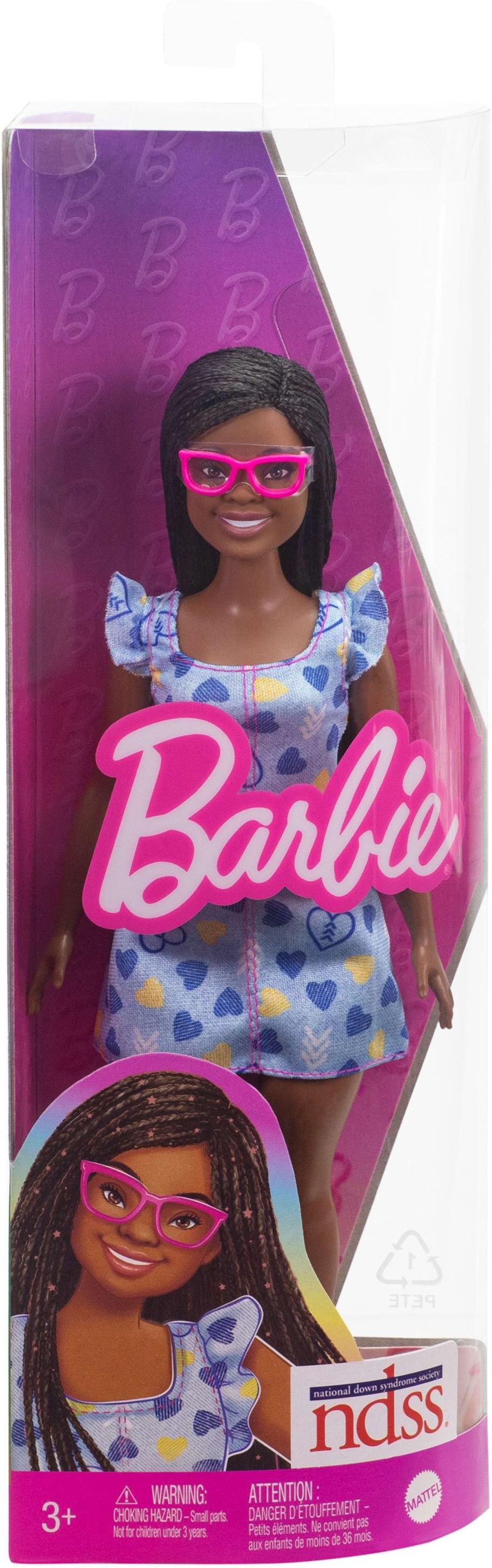 Lalka Barbie Fashionistas #229 Lalka z zespołem Downa ubrana