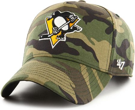 Męska Czapka Z Daszkiem 47 Brand Nhl Pittsburgh Penguins Grove Snapback ’47 Mvp Dt