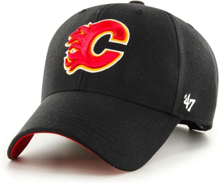 Męska Czapka Z Daszkiem 47 Brand Nhl Calgary Flames Ballpark Snap '47 Mvp Czarne