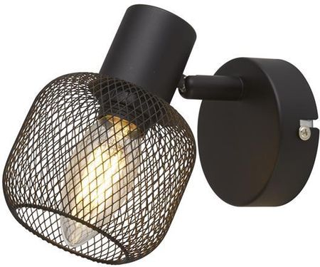 Searchlight 81201 1Bk Meshy Cage Reflektorek Kinkiet Czarny (Src812011Bk)