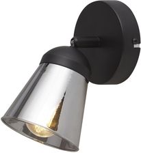 Searchlight 61170 1Sm Mega Reflektorek Czarny With Smoked Szkło (Src611701Sm)