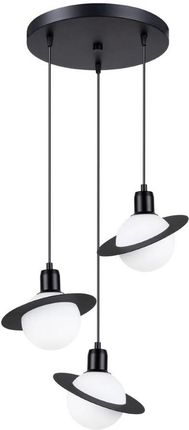 Sollux Lighting Lampa Wisząca Hyperion 3P Czarny