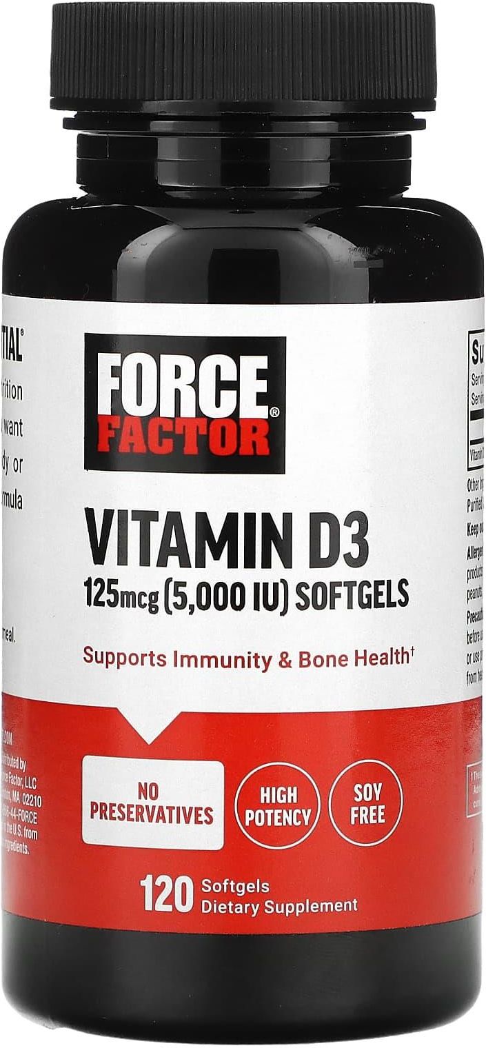 Force Factor Witamina D3 125 Mcg 5 000 Iu 120 Kaps Opinie I Ceny Na force-factor-witamina-d3-125-mcg-5-000-iu-120-kaps-opinie-i-ceny-na