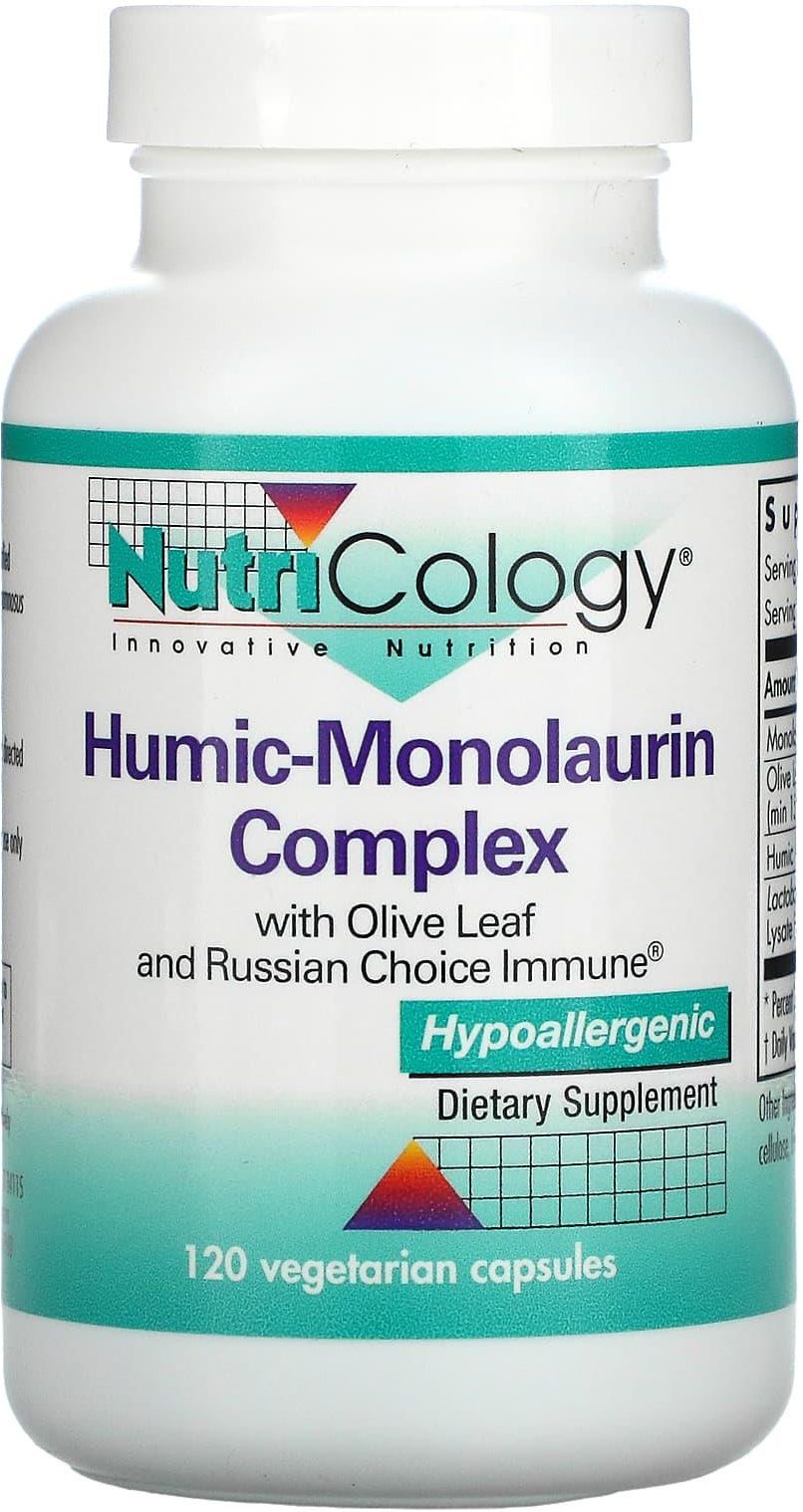 Nutricology Humic-Monolaurin Complex 120kaps. - Opinie i ceny na Ceneo.pl