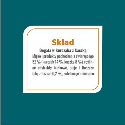 Pupil Karma Mokra Dla Kota Prime Bogata W Kurczaka Z Kaczką 10X400G - zdjęcie 2