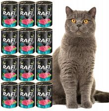 Rafi Cat Mokra Karma Dla Kota Rafi Dolina Noteci Kot Mix Smaków 12X400G