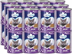 Prevital Mokra Karma Dla Kotów Dorosłych Jagnięcina Indyk Galaretka 24X415G