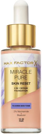 Max Factor Miracle Pure Skin Reset 2In1 Serum Foundation Podkład 30Ml 10-30 Fair