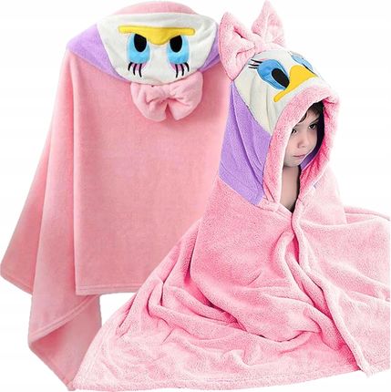 Ręcznik Okrycie Kąpielowe Z Kapturem 70X140 Kąpielowy Ponczo Dla Dzieci