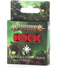 Games Workshop Warhammer Age of Sigmar Grand Alliance Chaos Dice Set