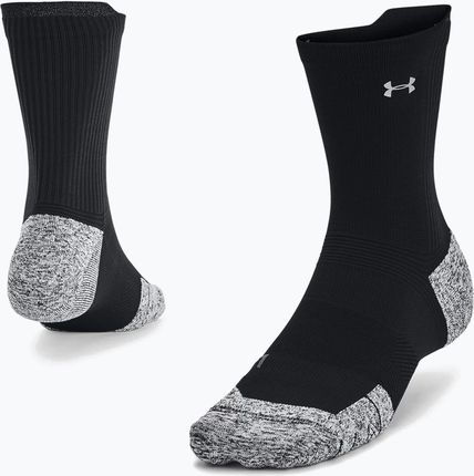 Under Armour Skarpety Ad Run Cushion Mid Black Reflective