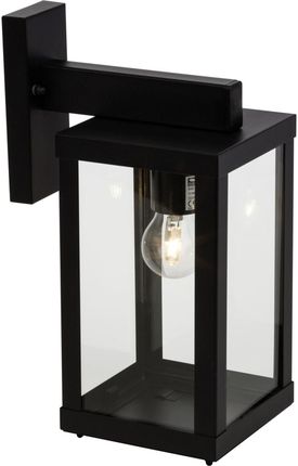 Brilliant Lampa Ścienna Gaia 1 1X60W E27 Metal/Szkło Czarny 44482/06