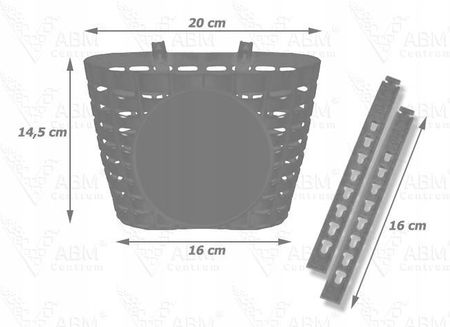 Koszyk Na Rower Disney Wish Plastikowy - zdjęcie 3