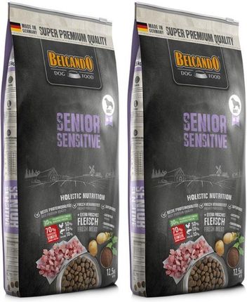 Belcando Senior Sensitive Sucha Karma Dla Starszych I Wrażliwych Psów O Normalnej Aktywności 25kg 2X12.5kg