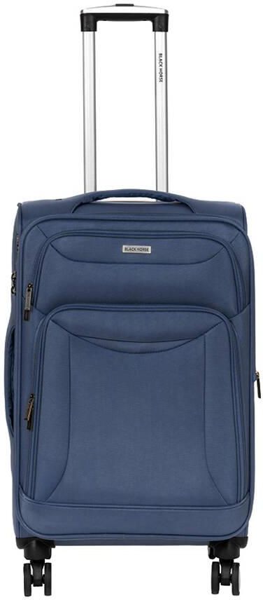 Średnia Walizka Podróżna Na Kółkach Black Horse Pas Do Mocowania