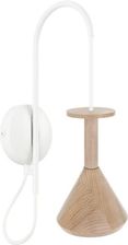 Kolorowe Kable Drewniana Lampa Ścienna Loft Cono Gu10 Kinkiet