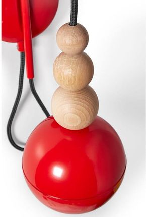 Kolorowe Kable Lampa Ścienna Loft Bala Czerwony Kinkiet - zdjęcie 2