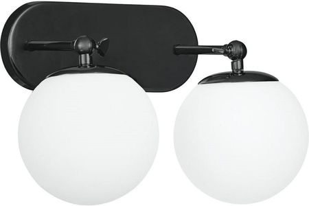 Lumina Deco Lampa Ścienna Kinkiet Nowoczesny Czarny Fredica W2