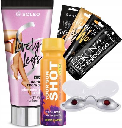 Soleo Lovely Legs 135ml Mocny Bronzer Do Opalania Nóg + Gratisy