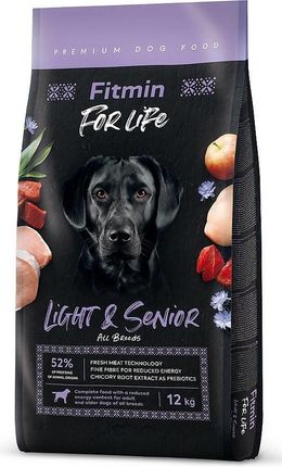 Fitmin For Life Dog Light & Senior Sucha Karma Dla Psów 12Kg + 1Kg