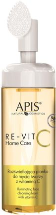 Apis RE-VIT C HOME CARE Rozświetlająca pianka do mycia twarzy z witaminą C / 150 ml