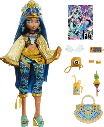 Mattel Monster High Monster Fest Cleo De Nile Lalka modowa w stylowym stroju i akcesoria HYF48 HXH81