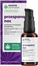 Zdjęcie Krople Cosma Cannabis Natural Herbs Przespana Noc 30Ml - Żelechów