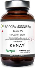 Zdjęcie Kapsułki Kenay Bacopa Monniera Bacopin 40% 60szt. - Dąbrowa Tarnowska