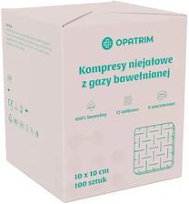 Tolife Opatrim Kompresy Niejałowe Z Gazy Bawełnianej 17 Nitkowe 8 Warstwowe 10 X 10Cm 100Szt.