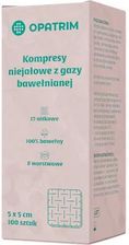 Tolife Opatrim Kompresy Niejałowe Z Gazy Bawełnianej 17 Nitkowe 8 Warstwowe 5 X 5Cm 100Szt.