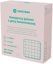 Tolife Kompres Jałowy Z Gazy Bawełnianej 10 X 10Cm 25Szt.