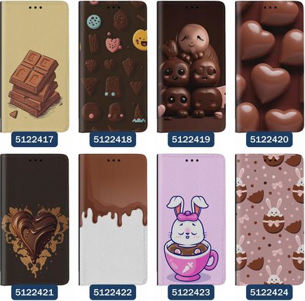Superetui Etui z klapką do Samsung Galaxy S23 Czekolada Słodycze Czekoladki - zdjęcie 3