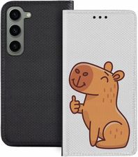 Superetui Etui z klapką do Samsung Galaxy S23 Kapibara Gryzoń