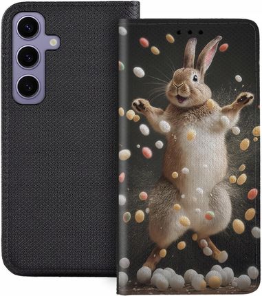 Superetui Etui Z Klapką Do Samsung Galaxy S24 Wielkanoc Królik Zając Pisanki