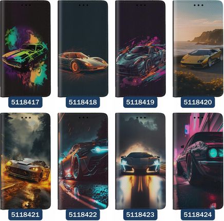 Superetui Etui z klapką do Samsung Galaxy A40 Auta Samochody Wyścigi Motor - zdjęcie 3