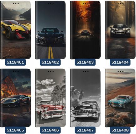 Superetui Etui z klapką do Samsung Galaxy A40 Auta Samochody Wyścigi Motor - zdjęcie 6