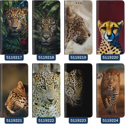 Superetui Etui z klapką do Samsung Galaxy A25 Gepard Lampart Cętki Panterka - zdjęcie 5