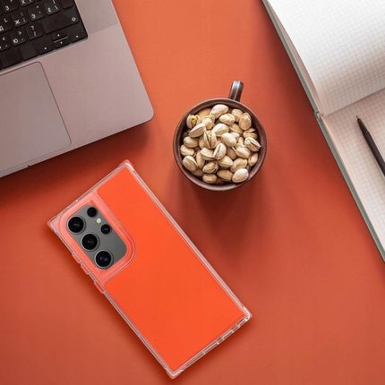 Etui Case Plecki Matrix do Samsung A25 5G pomarańczowy Szkło 9H - zdjęcie 2