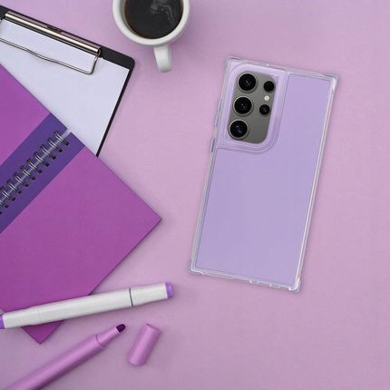 Etui Case Plecki Matrix do Samsung S23 Fe jasnofioletowy Szkło 9H - zdjęcie 2