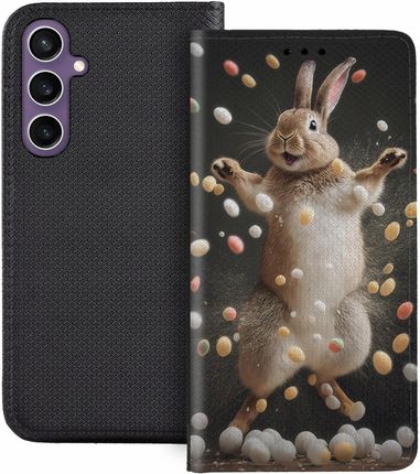 Superetui Etui Z Klapką Do Samsung Galaxy S23 Fe Wielkanoc Królik Zając