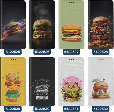 Superetui Etui Z Klapką Do Iphone 15 Hamburger Burger Frytki Fast Food - zdjęcie 2