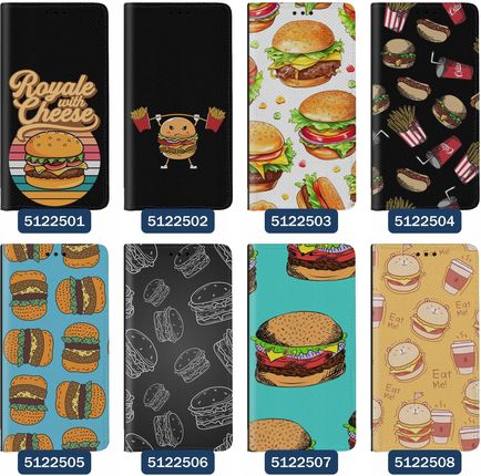 Superetui Etui Z Klapką Do Iphone 15 Hamburger Burger Frytki Fast Food - zdjęcie 5