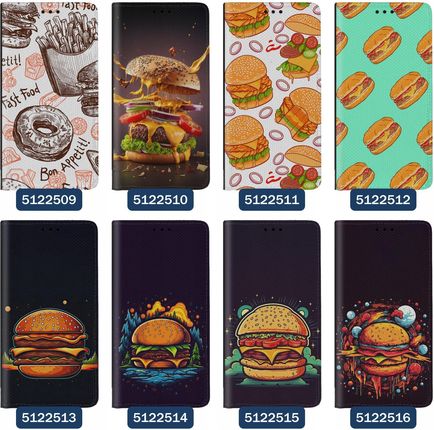 Superetui Etui Z Klapką Do Iphone 15 Hamburger Burger Frytki Fast Food - zdjęcie 4