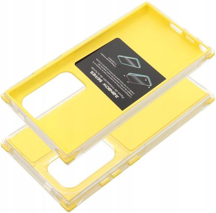 Etui Case Plecki Matrix do Samsung A25 5G żółty Szkło 9H - zdjęcie 3